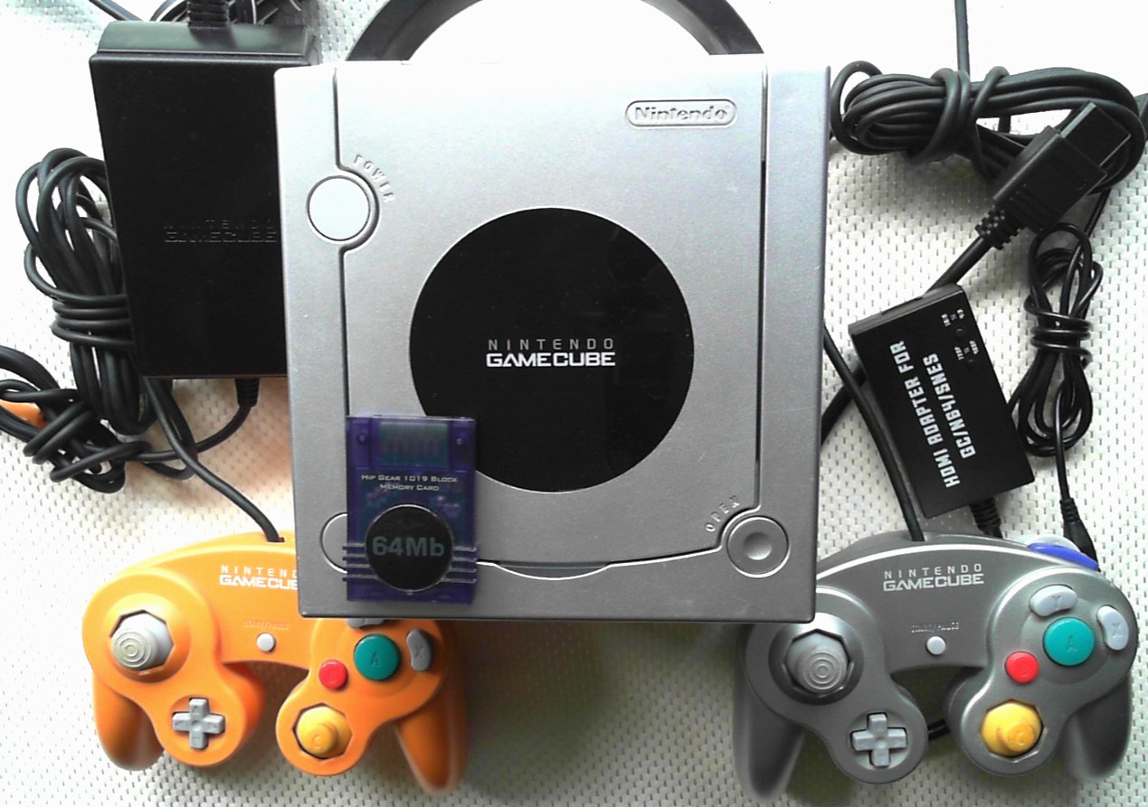 Nintendo GameCube Console PLATINUM ZELDA SMASH BROS HD READY ALL INCLUDED MINT