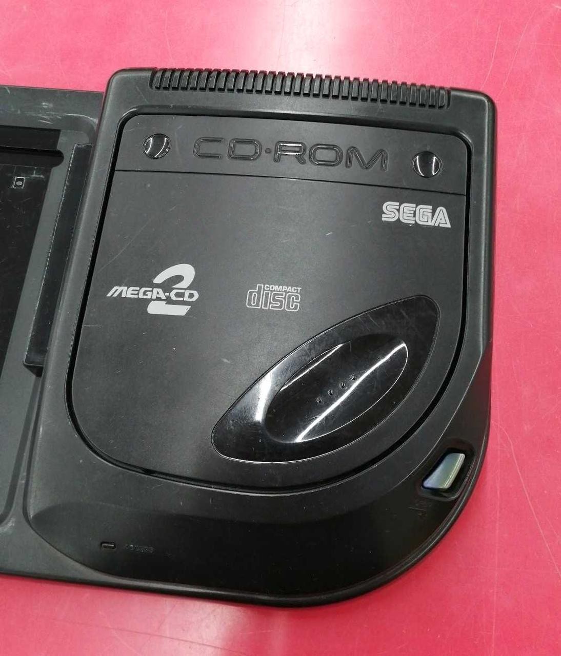 SEGA Mega Drive + Mega CD 2 Console system HAA-2510 / HAA-2912 Tested Japan Good