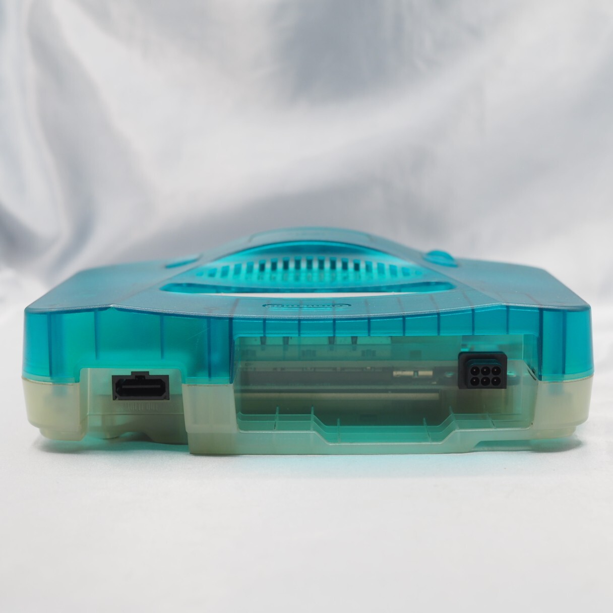 Nintendo 64 Console 2 Controllers NUS-001 Clear Blue Region Free Working Japan