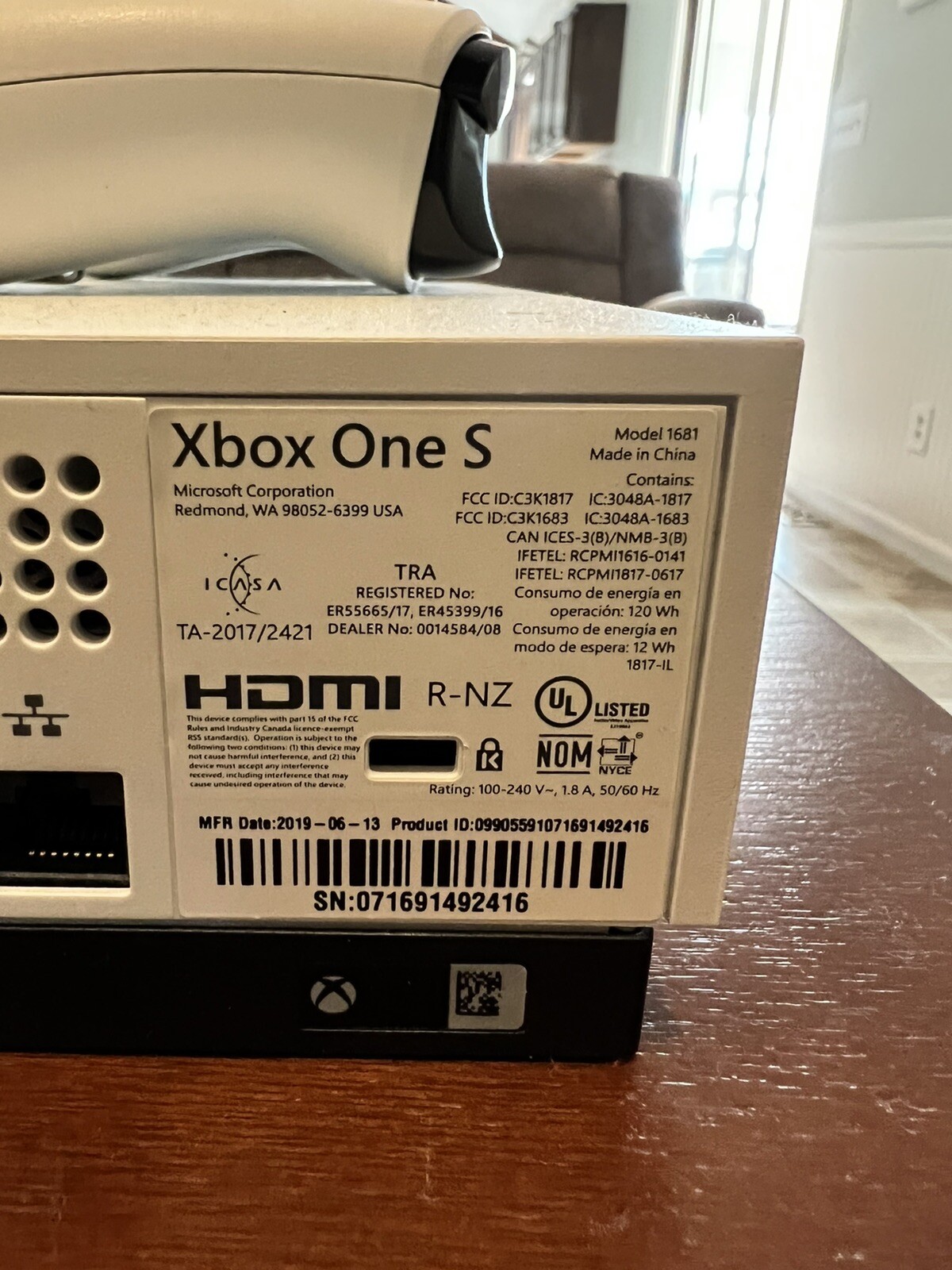 Microsoft Xbox One S 500GB Video Game Console – White (ZQ9-00001)