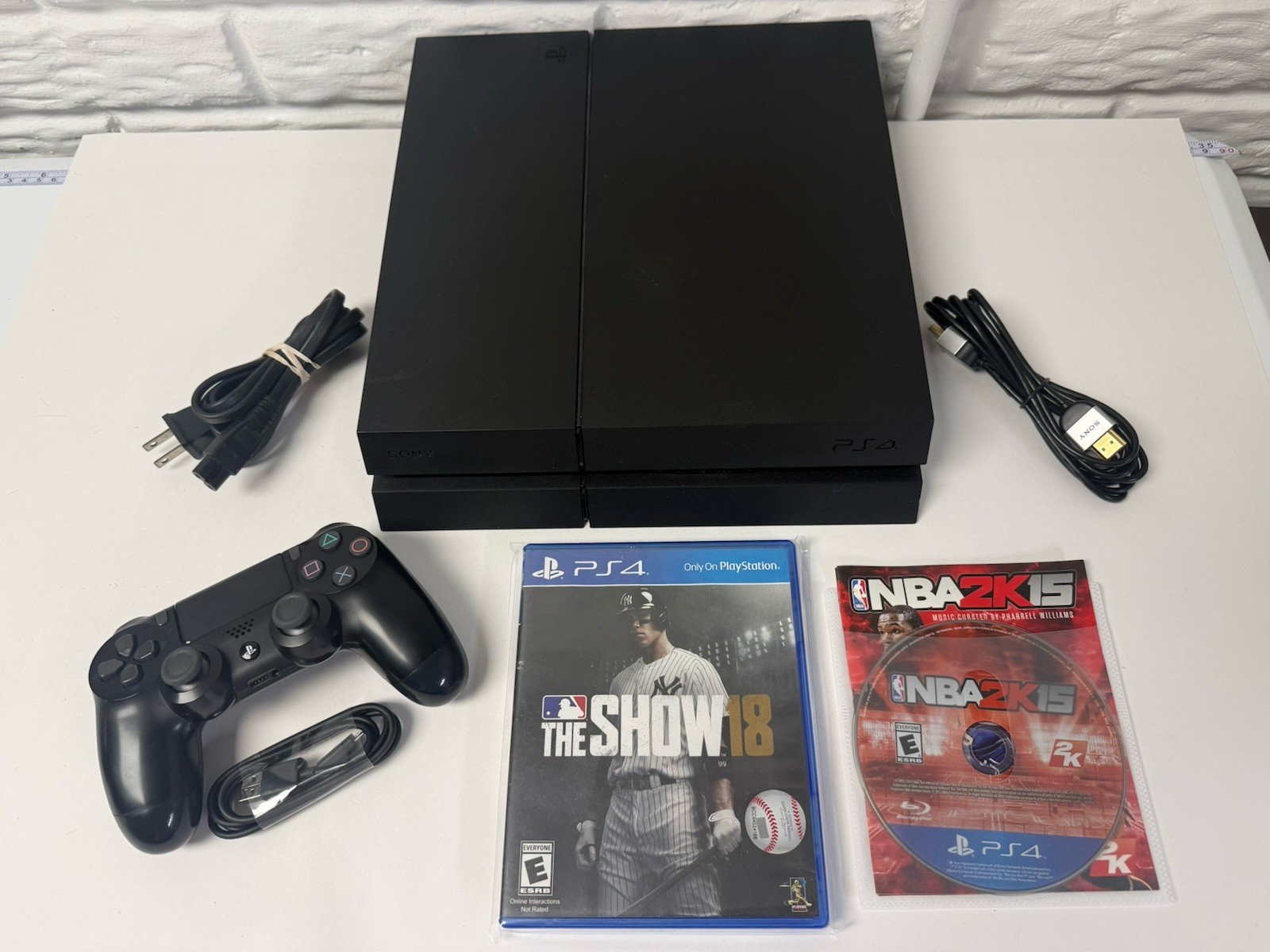 Sony PlayStation 4 PS4 500GB Black Console Gaming System CUH-1215A – TESTED
