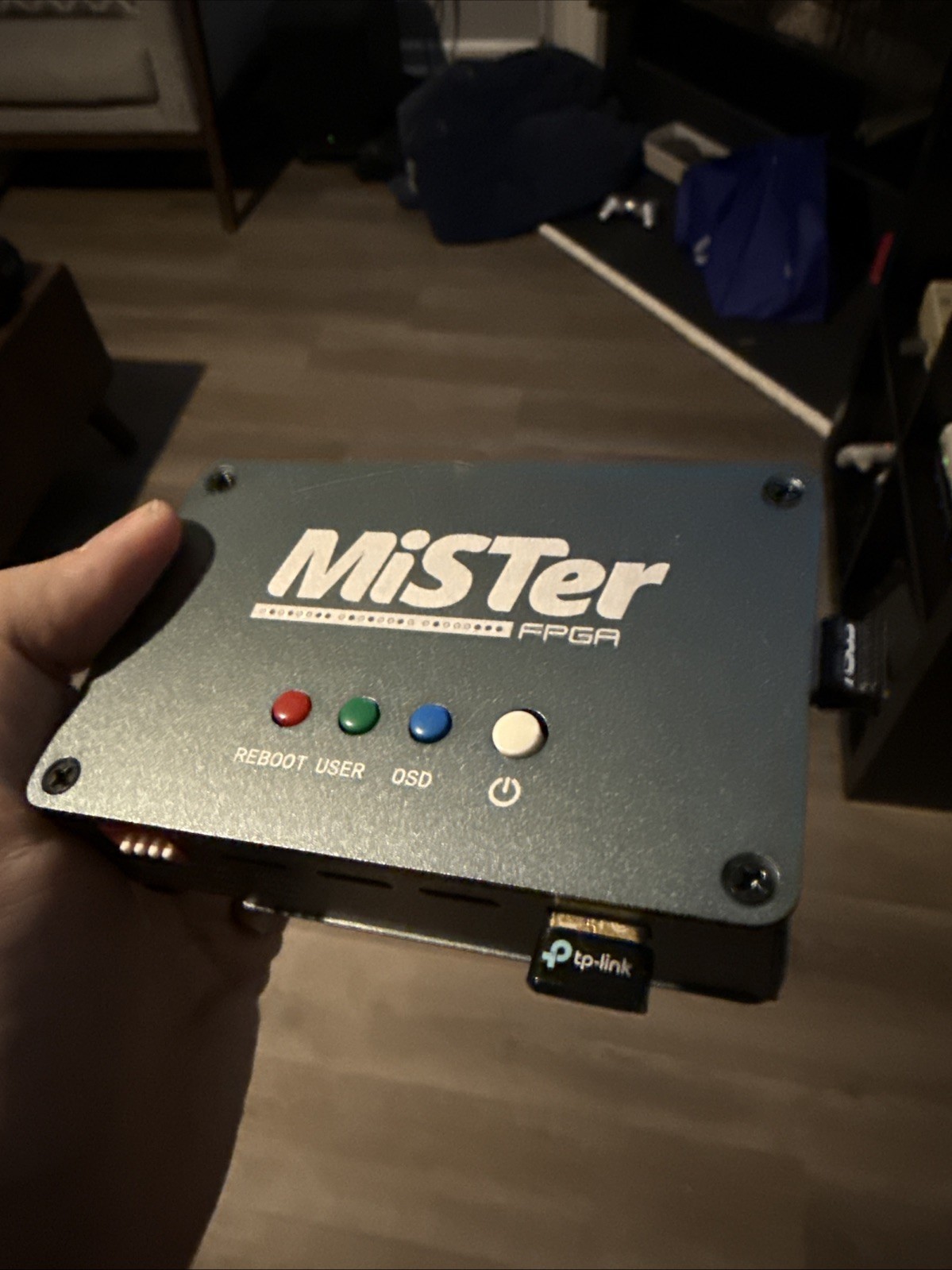 Mister FPGA Aluminum Case And Input Board – Unused Open Box, Includes Wifi/BT