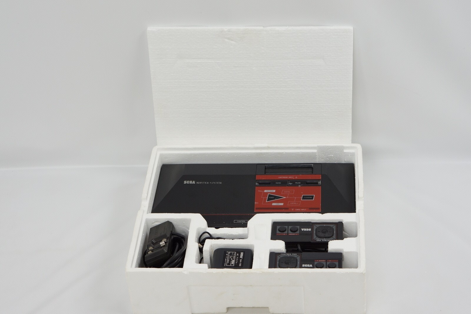 MASTER SYSTEM Console System Boxed Tested MK-2000 SEGA FM Sound 37843019