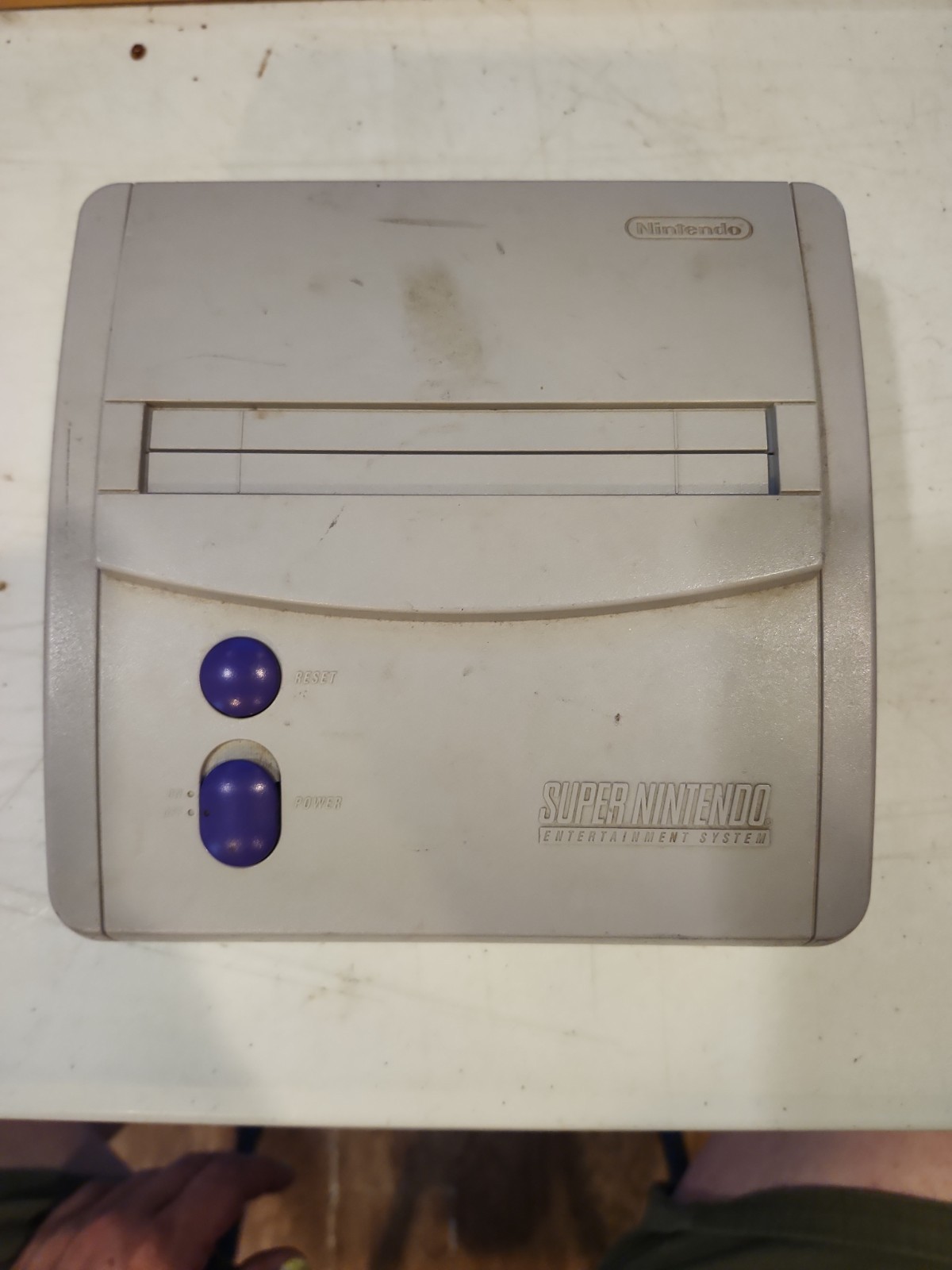 Super Nintendo Jr. Console Only SNS-101 SNES Mini Parts Or Service READ