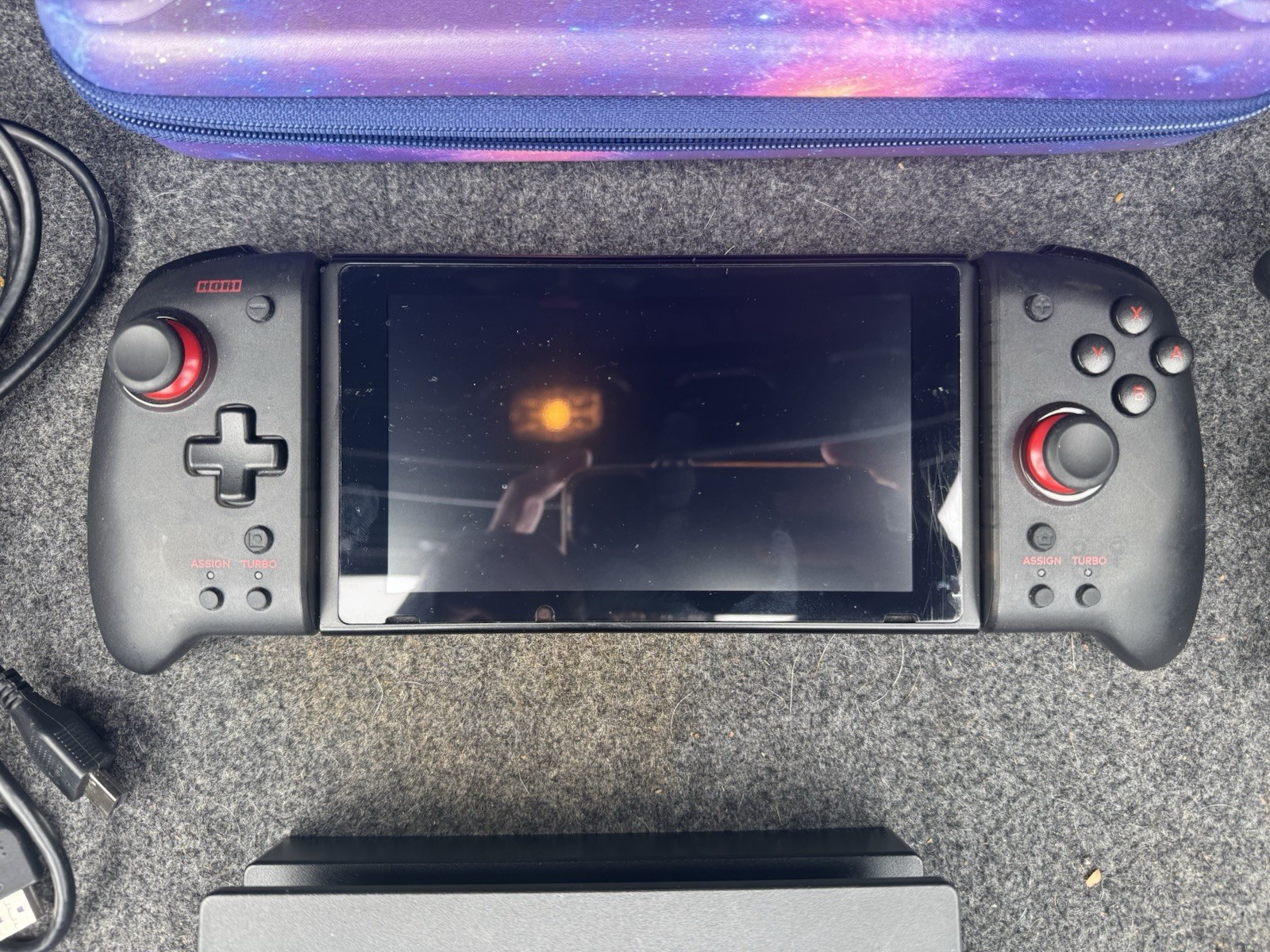 Nintendo Switch 32 GB Console Bundle HAC-001 w/ Accessories Tested Hori 128GB SD