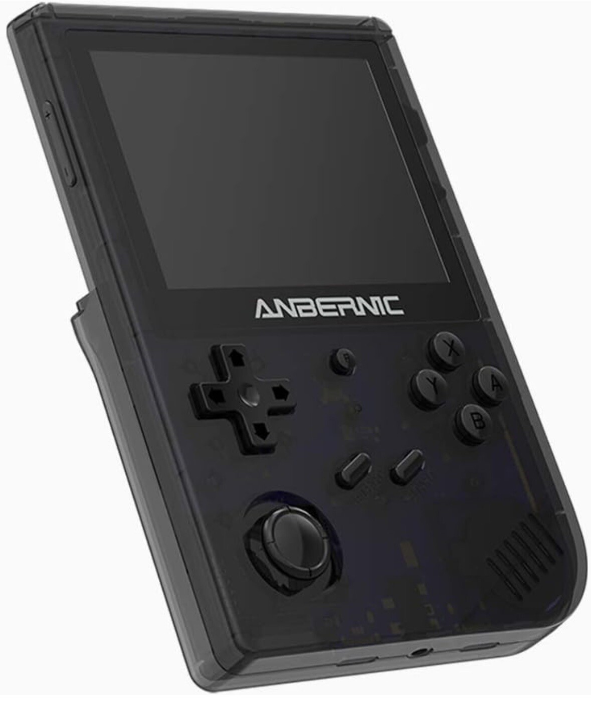 Anbernic RG351V Game Console Transparent Black – Rocknix Custom Firmware
