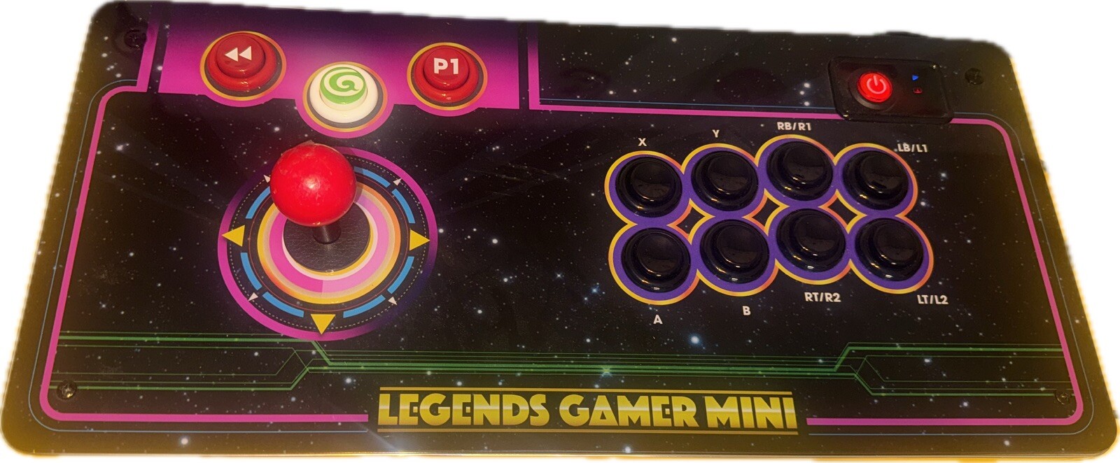At Games Legends Gamer Mini Black Console 100 Built In Games HA2801S *NEW*