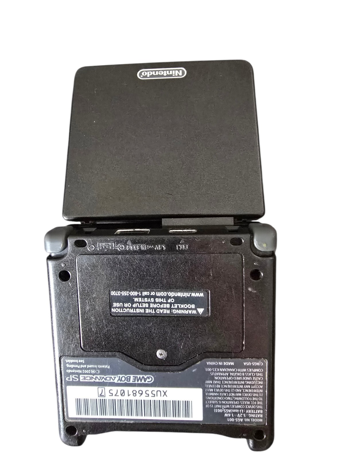 Bundle – Nintendo Gameboy Advance GBA SP Handheld System Console Black AGS-101