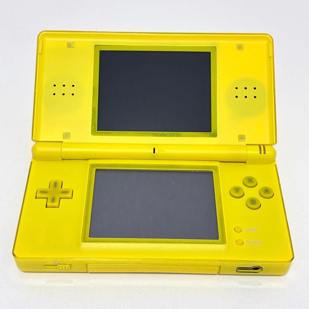 Nintendo DS Lite Pikachu Yellow Third Party Shell Custom Console Tested AsIs
