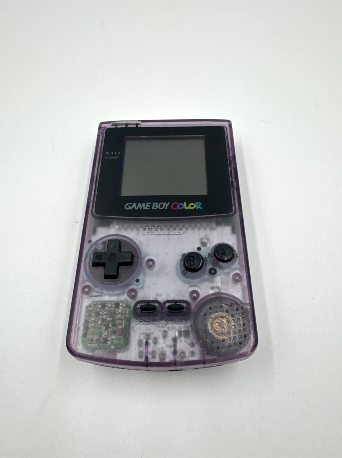 Nintendo Game Boy Color CGB-001 Handheld Atomic Purple Tested