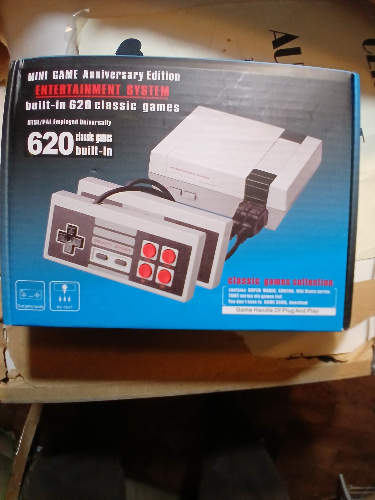 Mini Game Anniversary Edition 620 Built-In Games Classic Console System