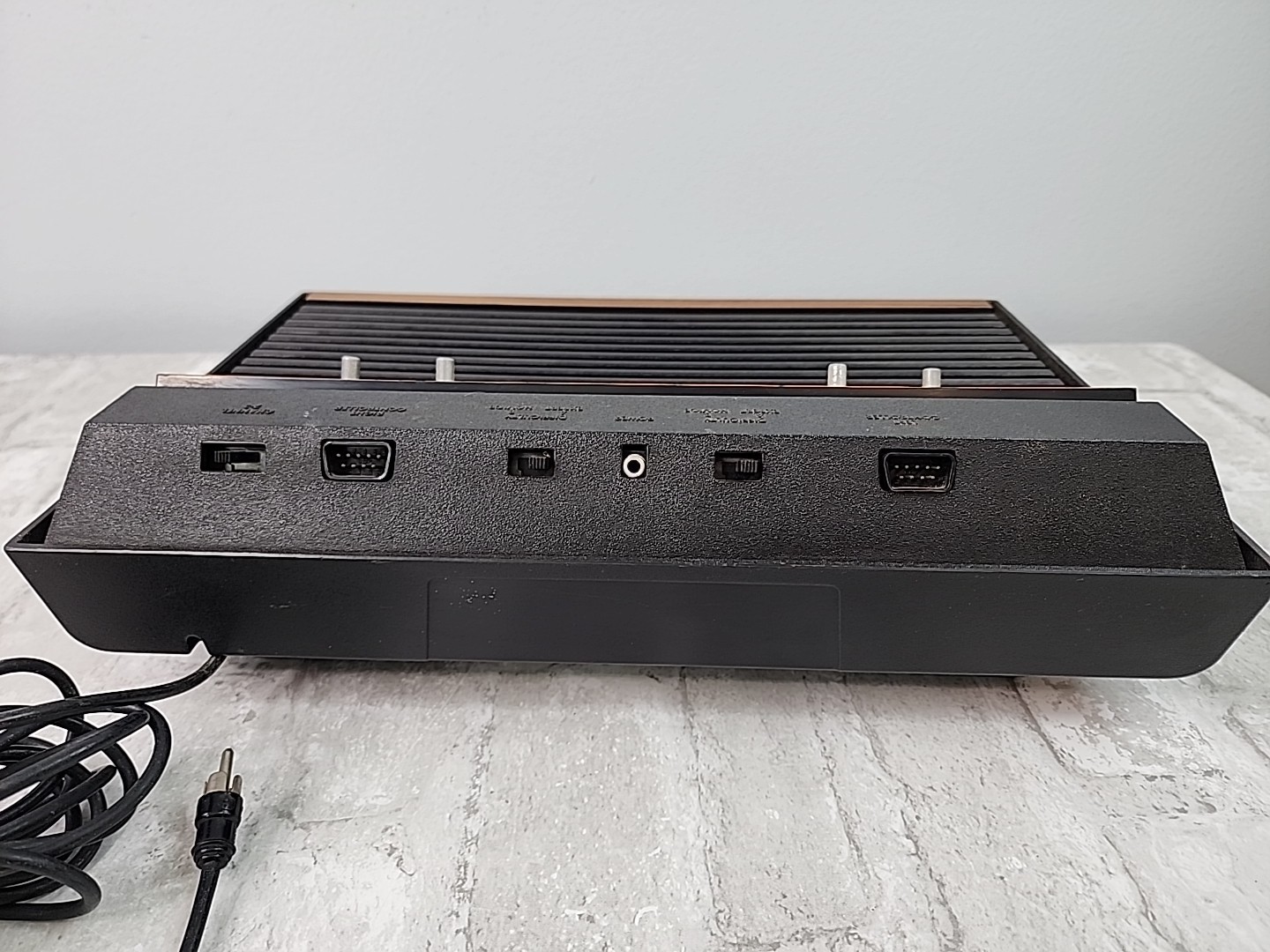 Atari CX-2600A Wood Grain Console 23 Games Power Cord Controllers *Parts/Repair*