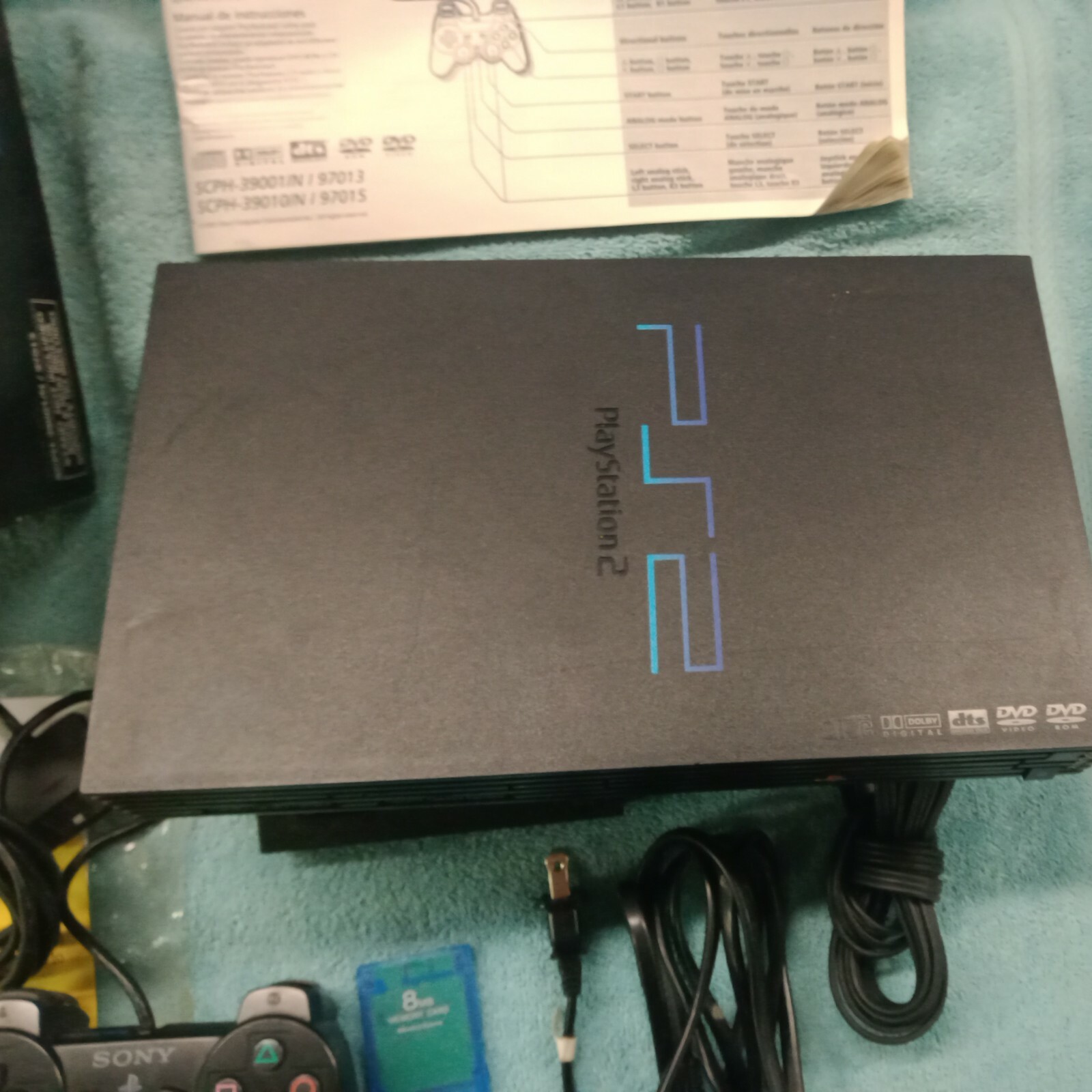 SONY Playstation 2 PS2 Console Complete Video Game System WORKING Ready to Play