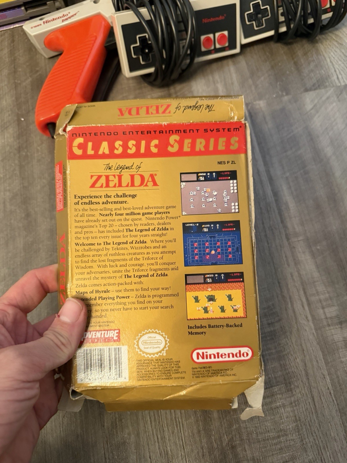 PRISTINE NES Console + 11 Games + Zapper + 2 oem Controllers + 3 Manuals!