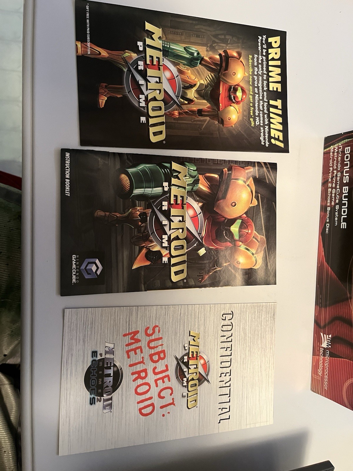Platinum Metroid Prime Bundle Nintendo GameCube Read Description