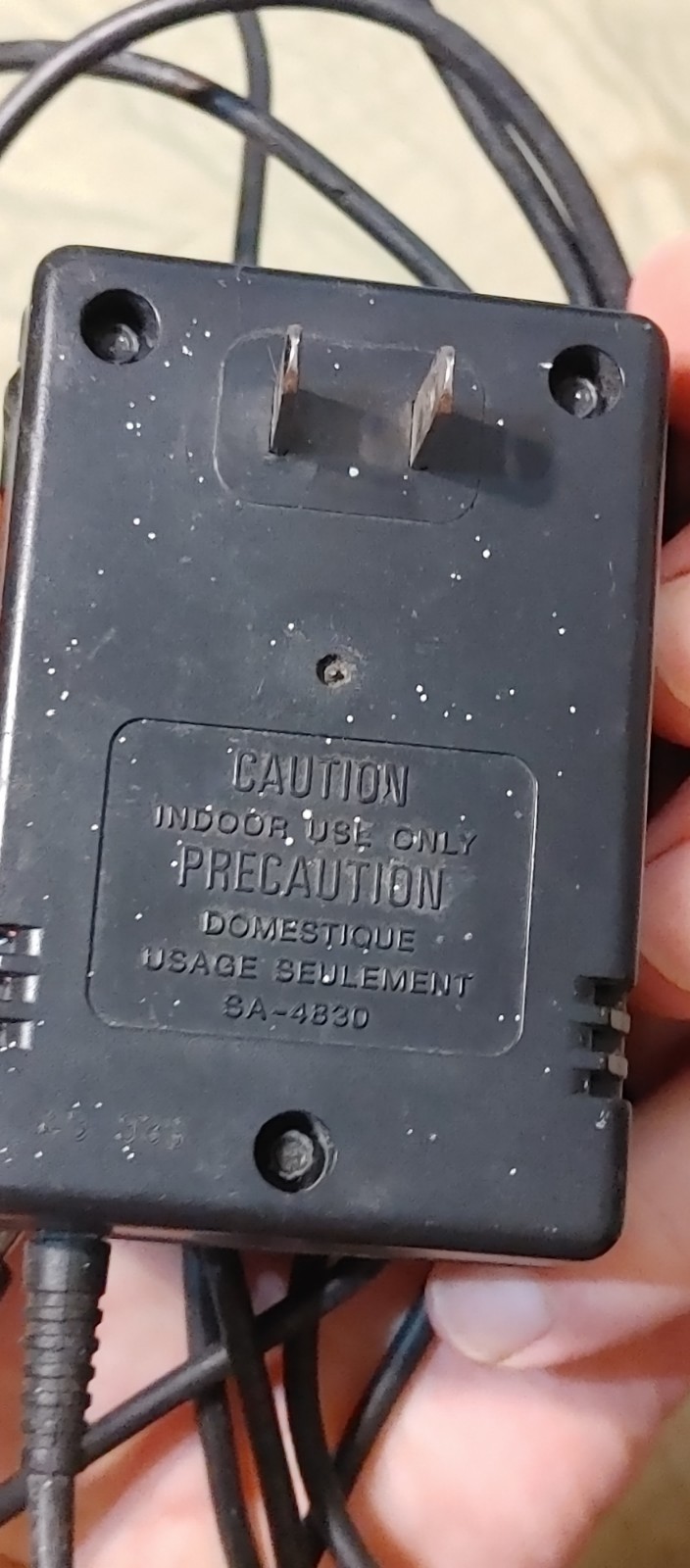 Works! Sega Genesis Model 1 & Master System OEM Power Supply Unit Adapter 1602-1