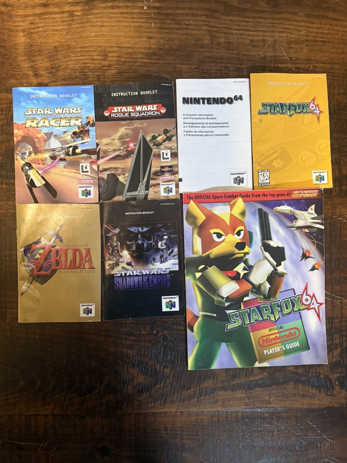 Nintendo 64 N64 Console Bundle, 1 Controllers, 7 Games *List In Description*