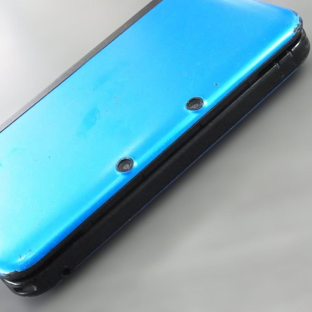 3DS/2DS/DS Reasonable Item Nintendo 3Ds Ll Blue Black Main Unit Works Ok T Japan