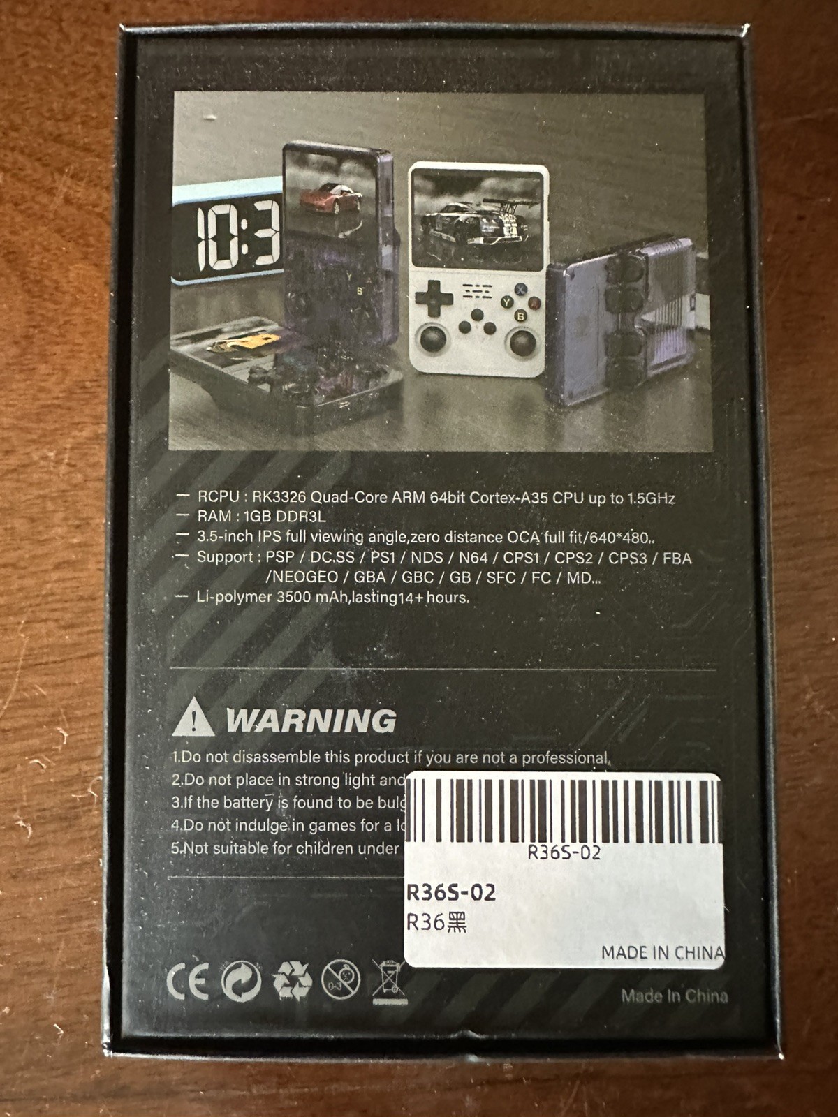 WOW! R36S Open Source Handheld Game Console 15,000+ Games Included