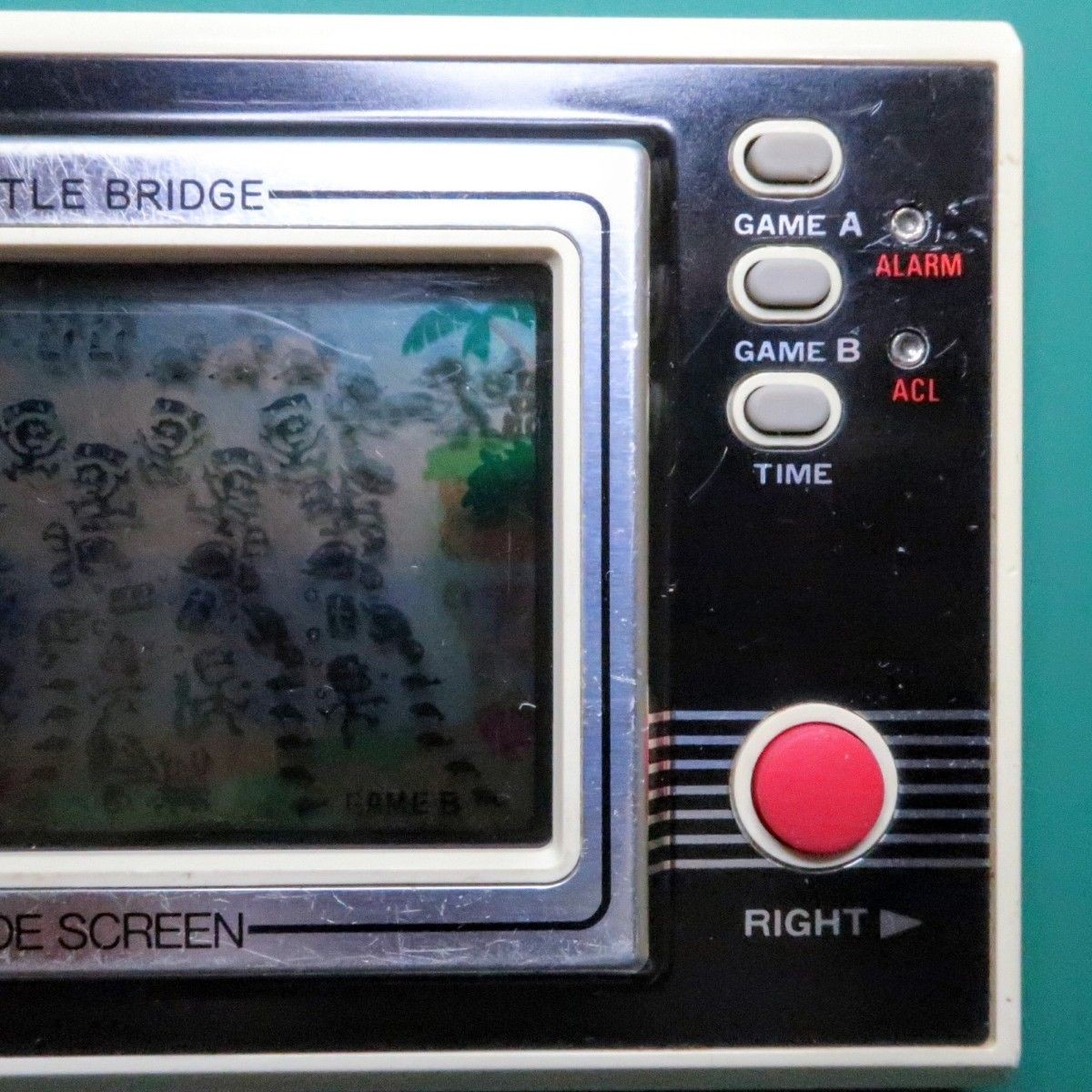 Nintendo Game & Watch Turtle Bridge TL-28 Wide Screen Tested