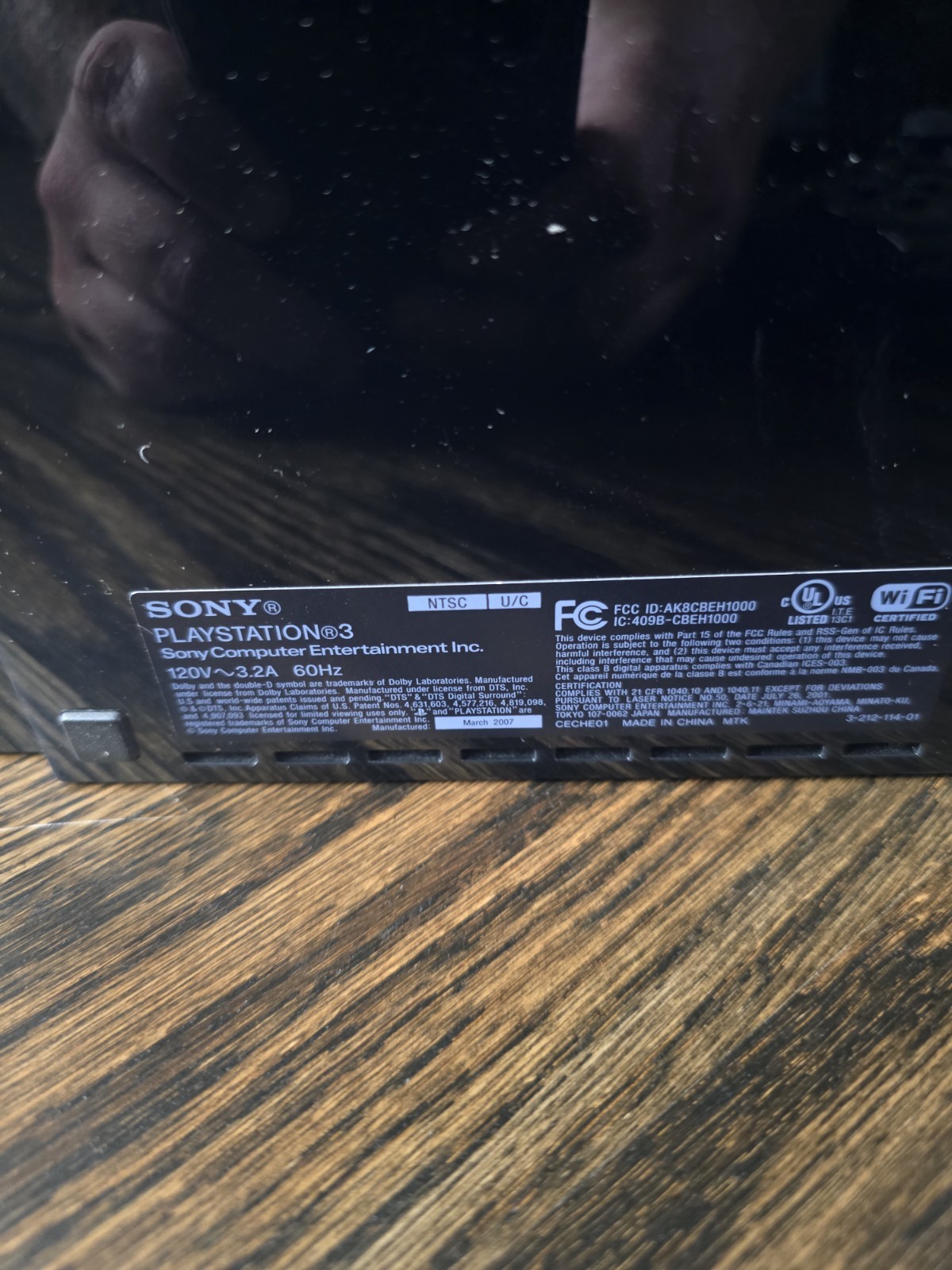Sony PS3 CECHE01 Console Backwards Compatible 80GB Bundle – In Box 1 Controllers
