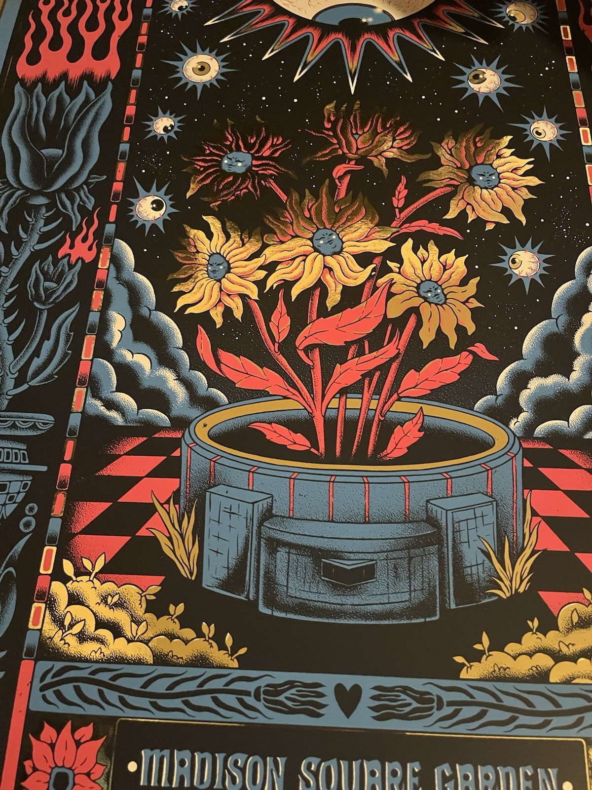 Phish MSG Madison Square Garden Foil December 2025 Poster Amy Jean NYE New years