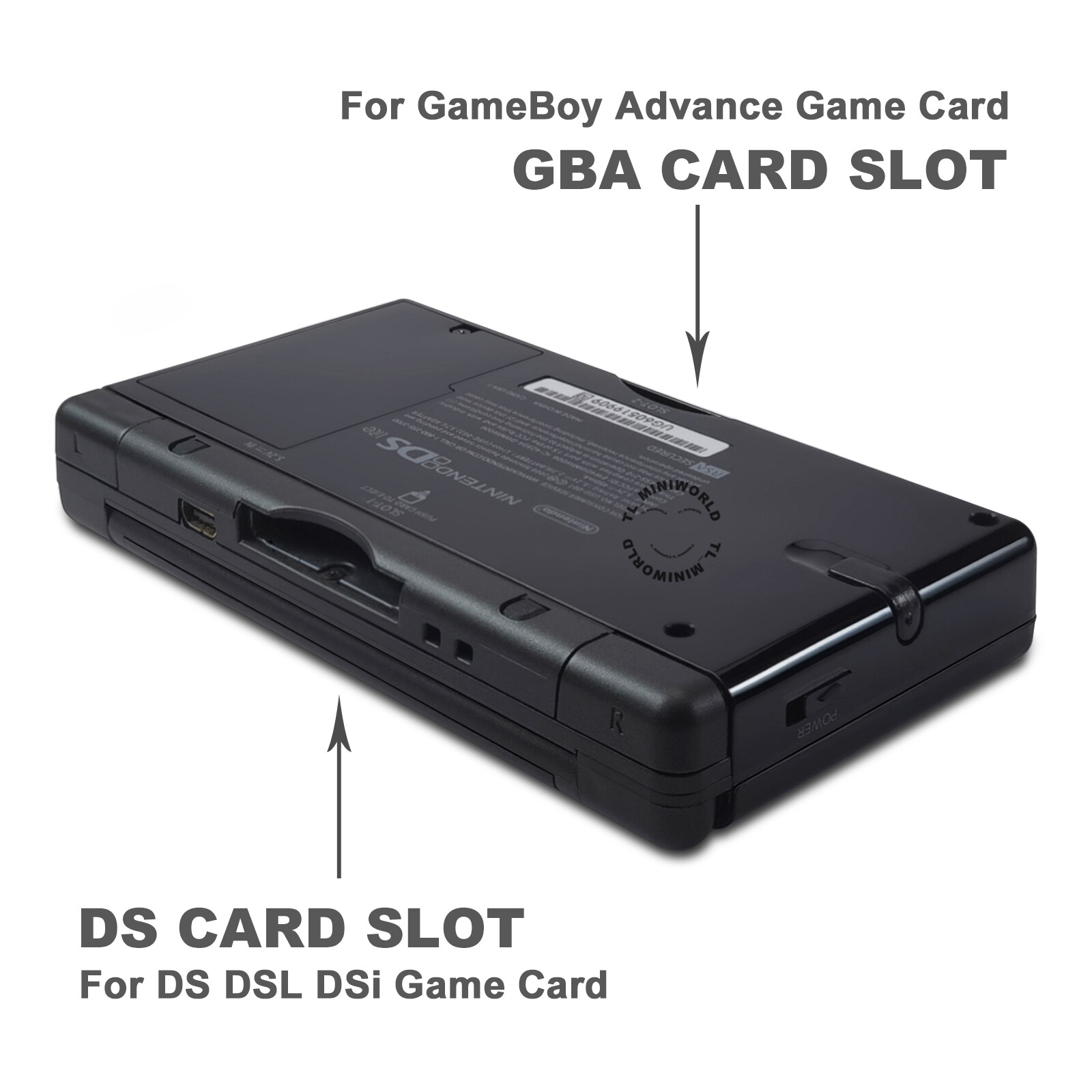 Nintendo DS Lite & Game boy Advance HandHeld Console System Pokemon Black USA