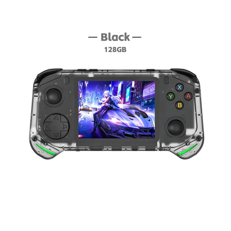 RX6H Retro Handheld Game Console Linux System 3.5 Inch IPS Screen Portable Pocke