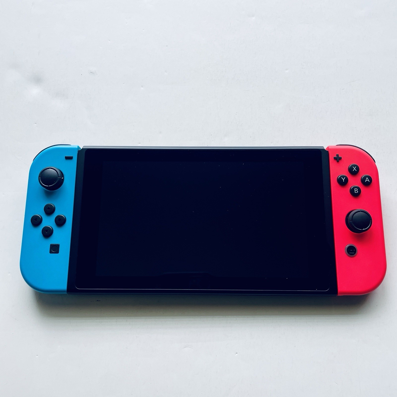 Nintendo Switch V2 Console Bundle 128GB 4 Joy-Cons Neon Blue Red Adult Owned OEM
