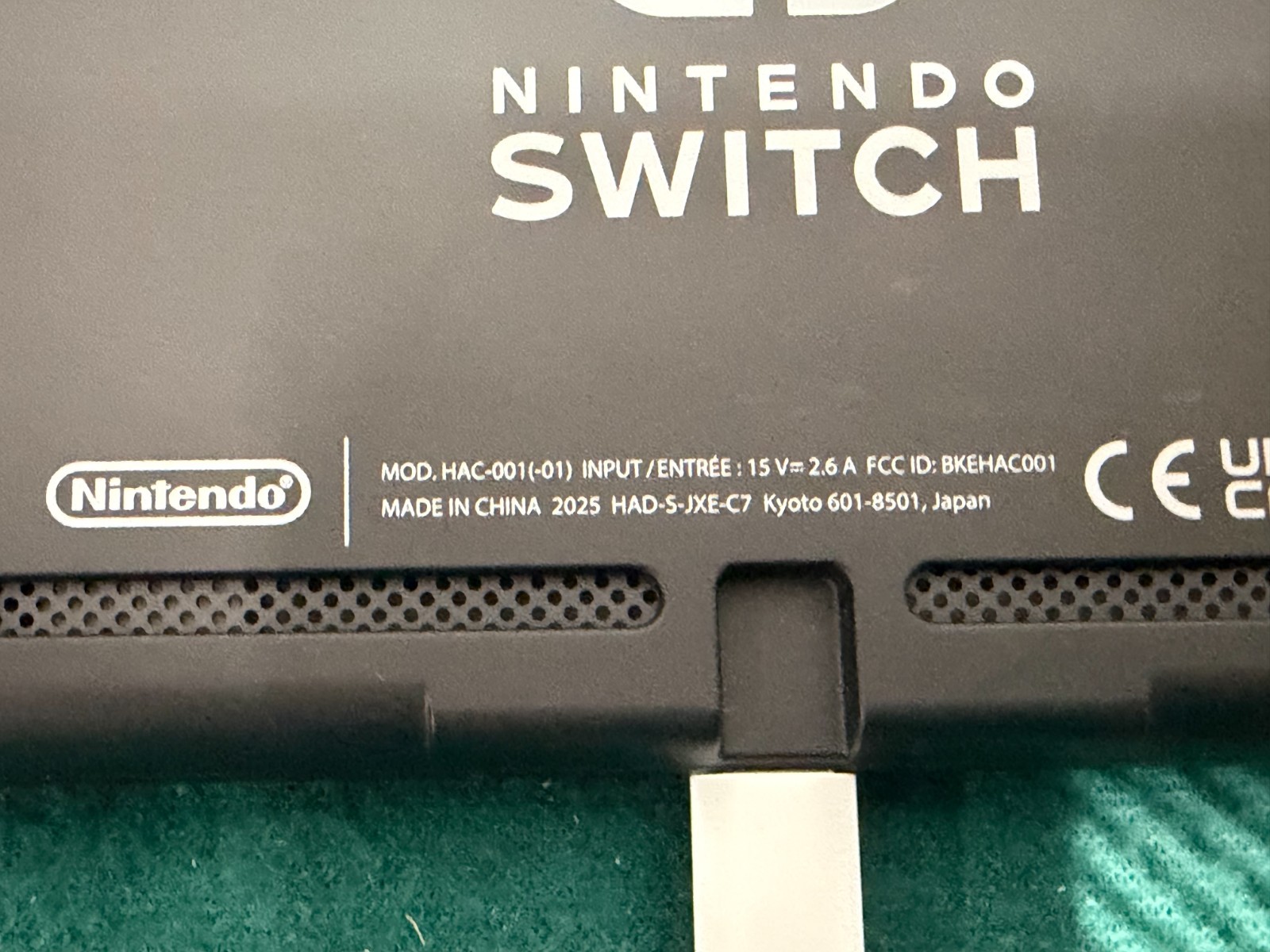 Nintendo Switch with Neon Blue and Neon Red Joy-Con (HAC-001-01; JAPAN)