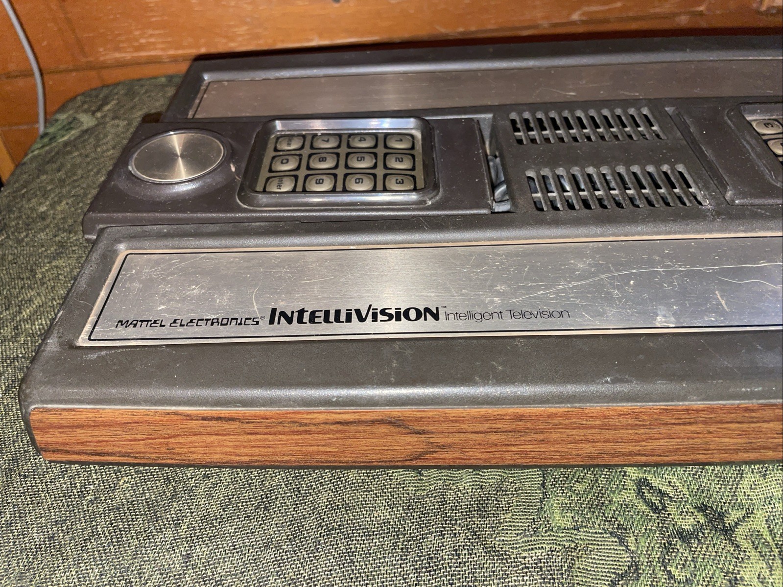 Vintage Intellivision Console Only Tested 2609 Brown & Gold Mattel Electronics