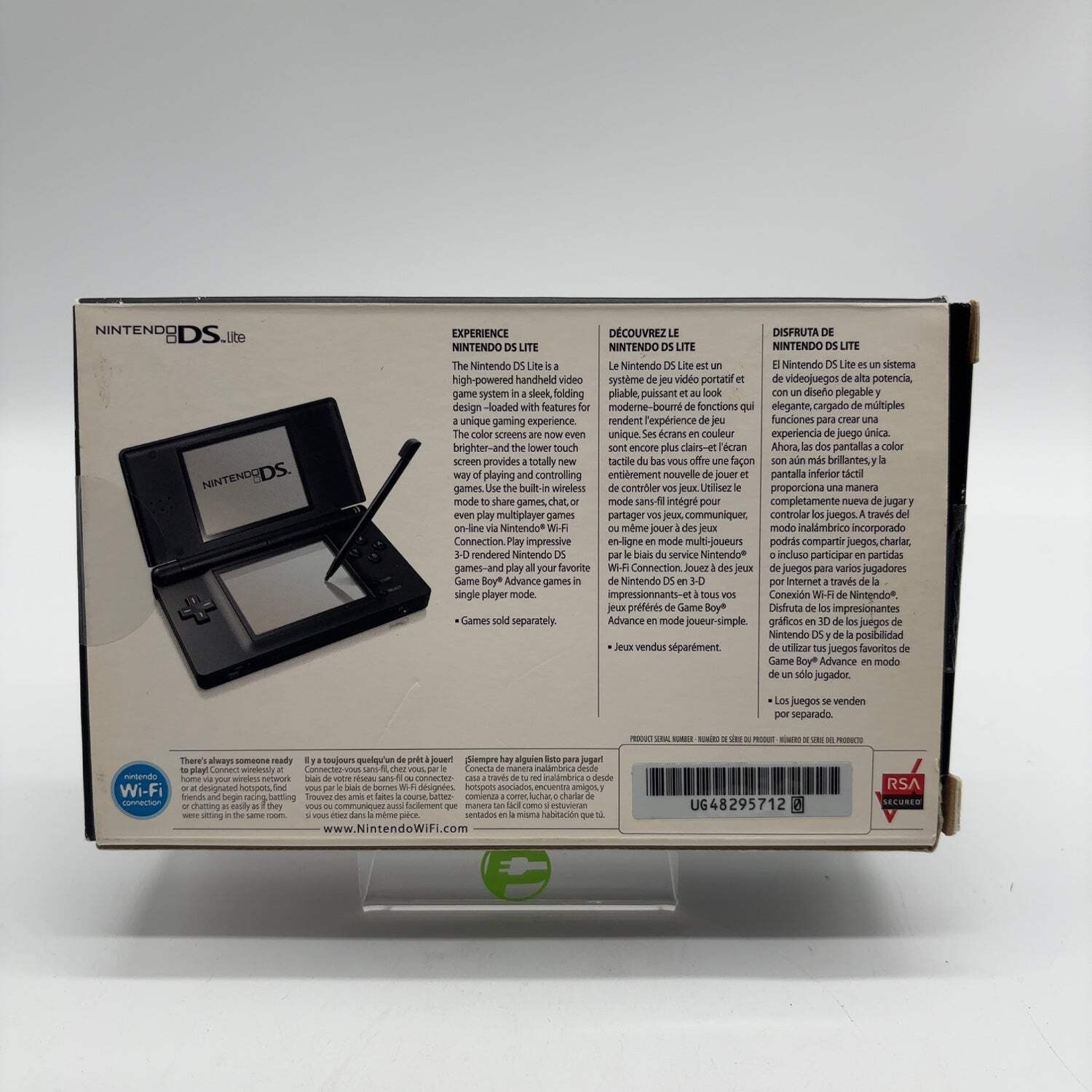 Nintendo DS Lite Handheld Game Console USG-001 Black