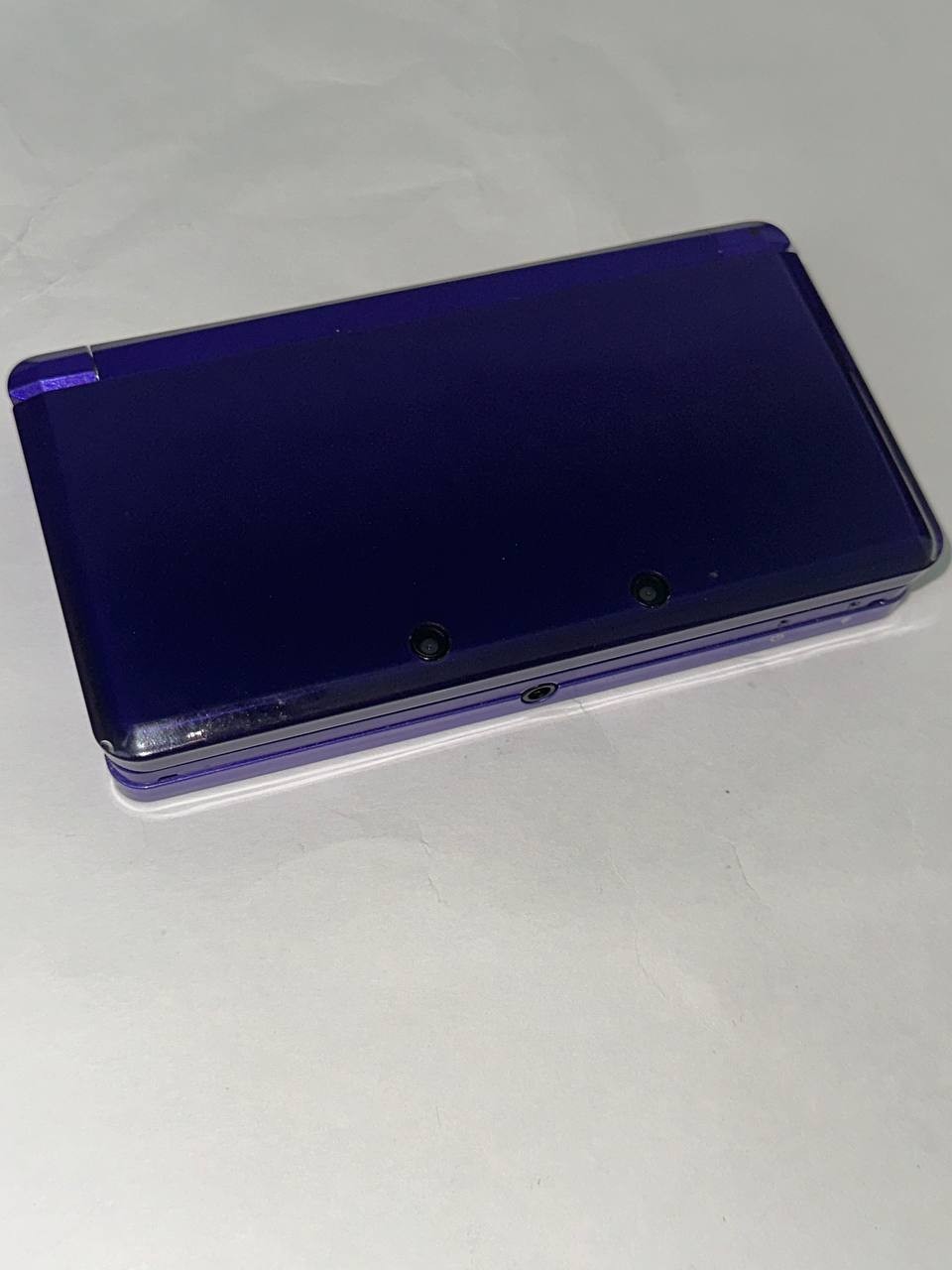 Nintendo 3DS Midnight Purple System + Charger Games 64GB SD OG Imserts Booklets