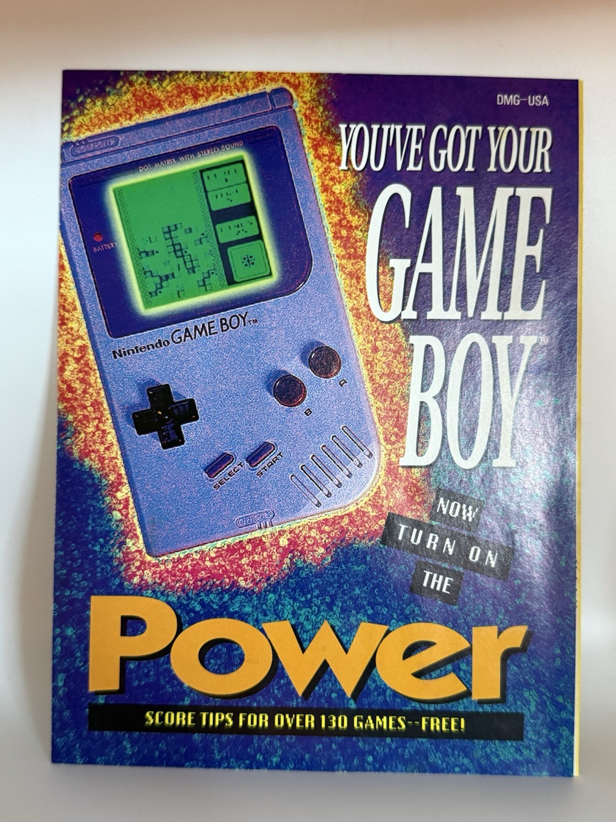 Original Nintendo Gameboy Handheld Console DMG-01 -as Is Needs New Screen