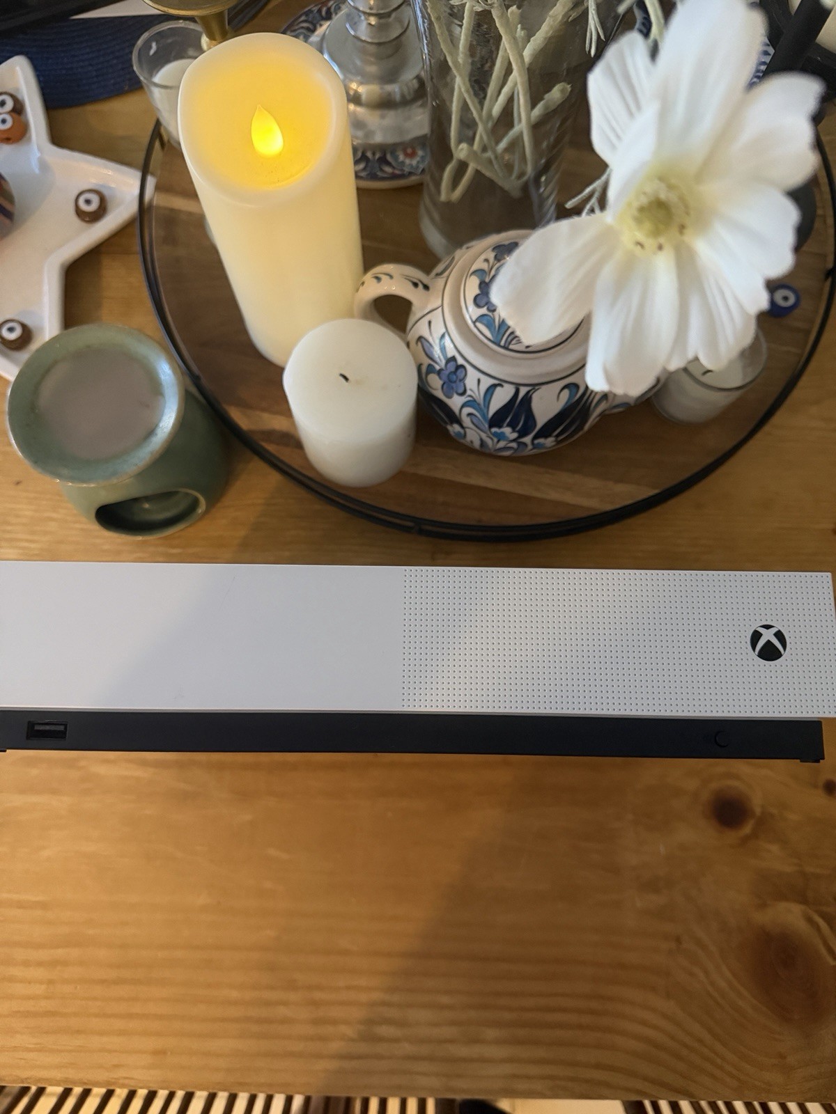 Microsoft Xbox One S All Digital Edition Console White Wi-Fi HDMI USB-A Ethernet
