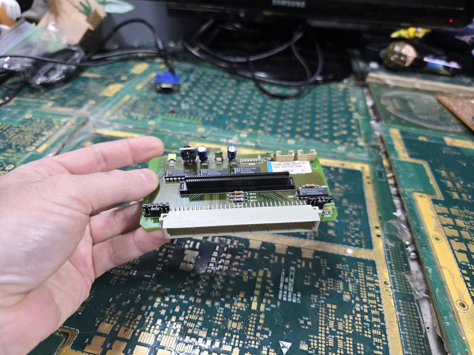 Philips CDI 910 EXACT Expansion Input Board-Not Tested-Intact-PARTS-READ ALL