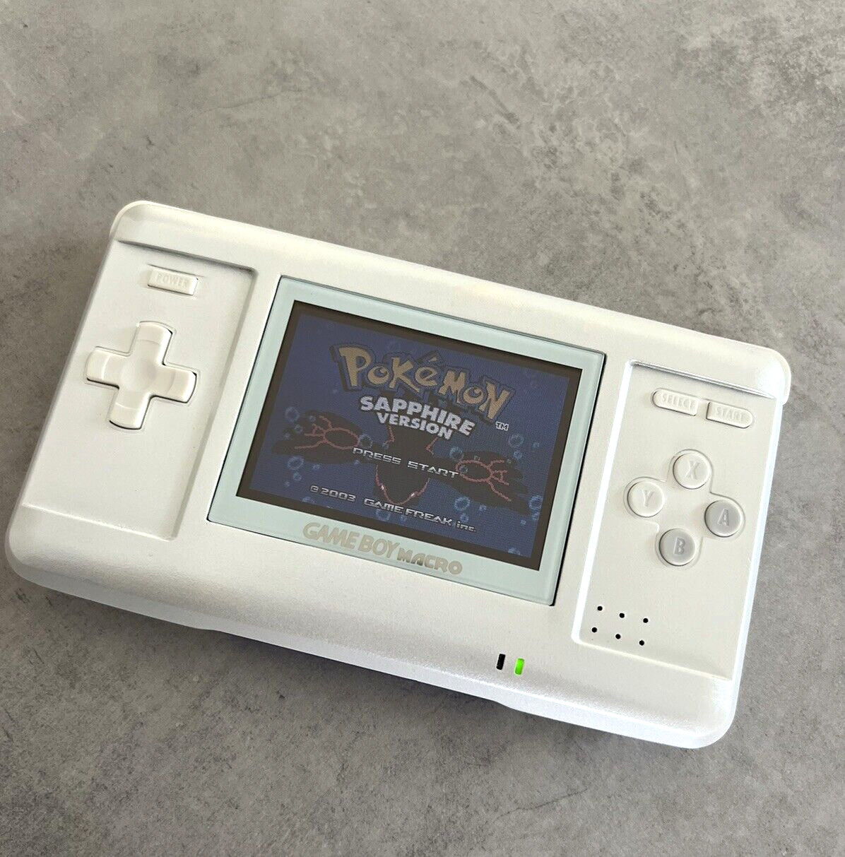 Nintendo Gameboy Macro DS Console Custom Triple White