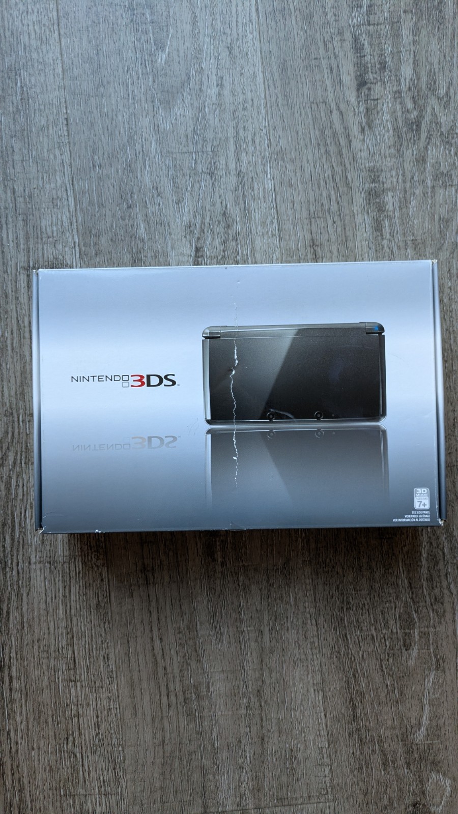 Nintendo 3DS Cosmo Black Box Only (NO CONSOLE) With Inserts And Dock