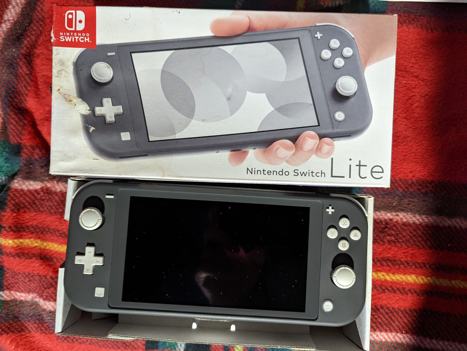 Nintendo Switch Lite Gray Handheld System Used