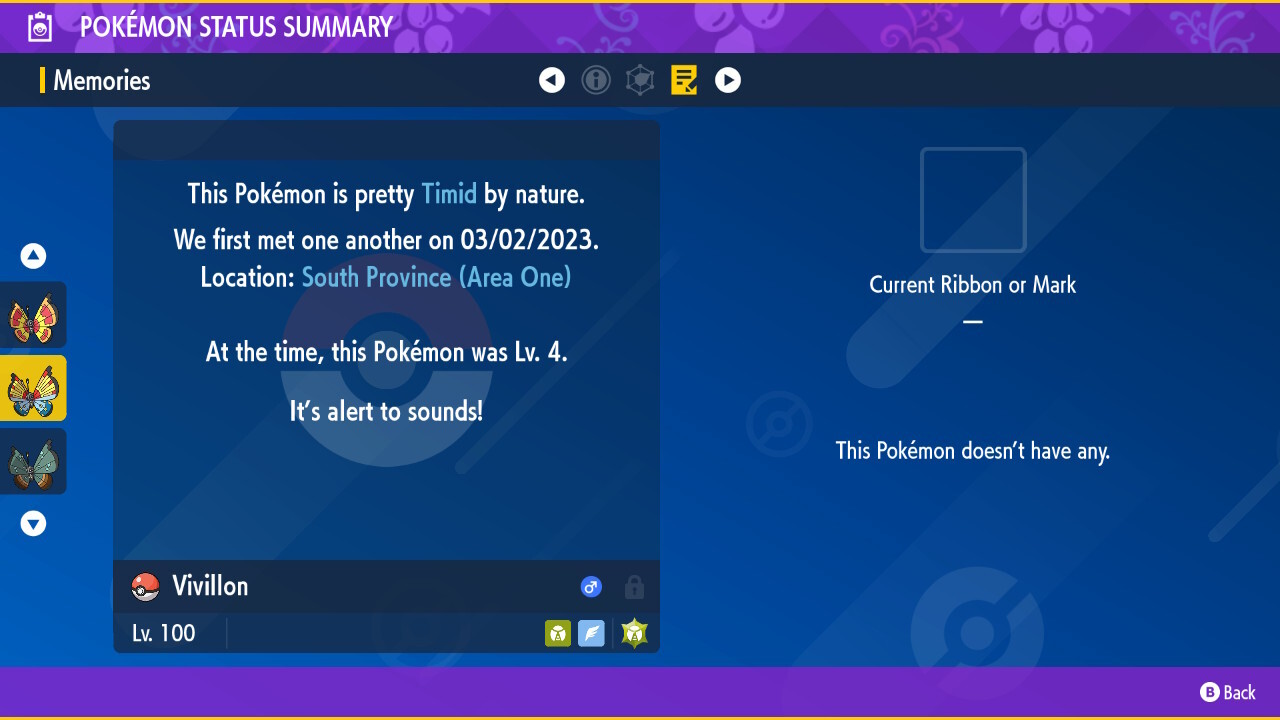 Vivillon All Forms 6iv 🌟 Shiny 🌟 & Non Shiny Pokemon Scarlet and Violet Home