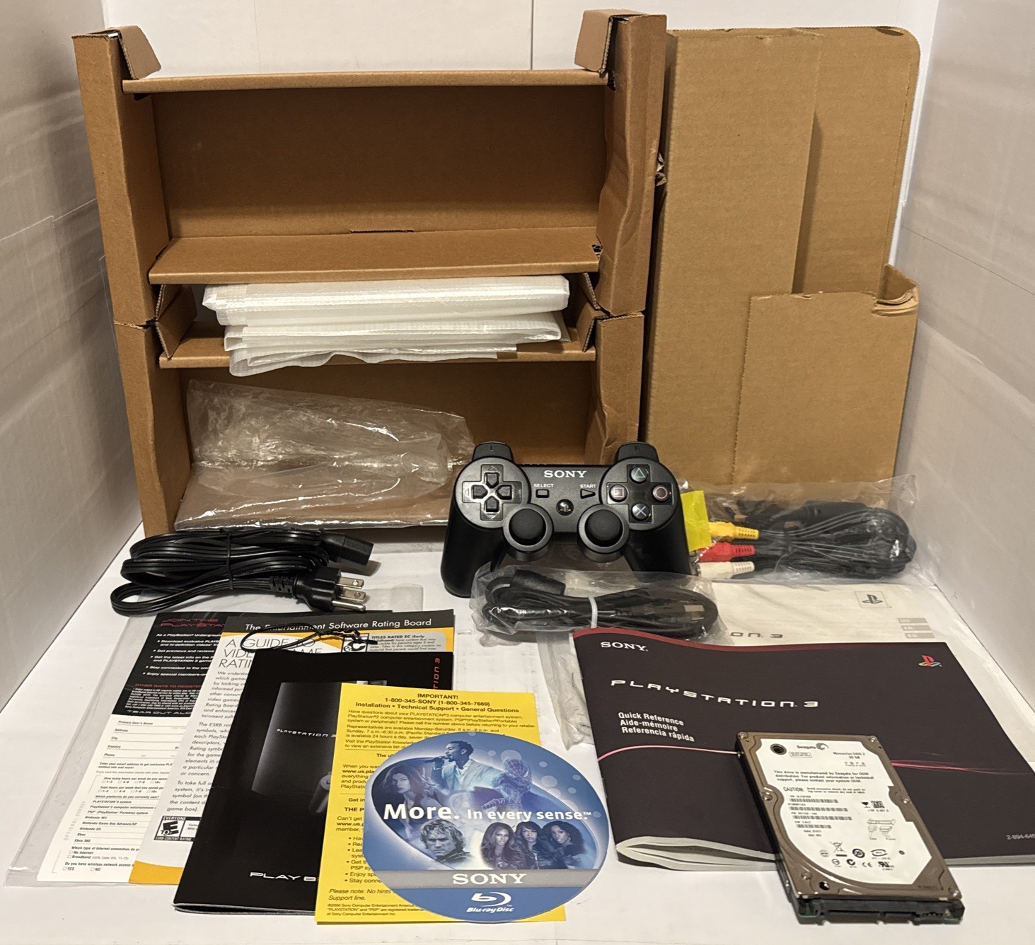 Sony PS3 CECHA01 Console 100% Complete CIB w OEM Box Serviced Very Clean Read 👀