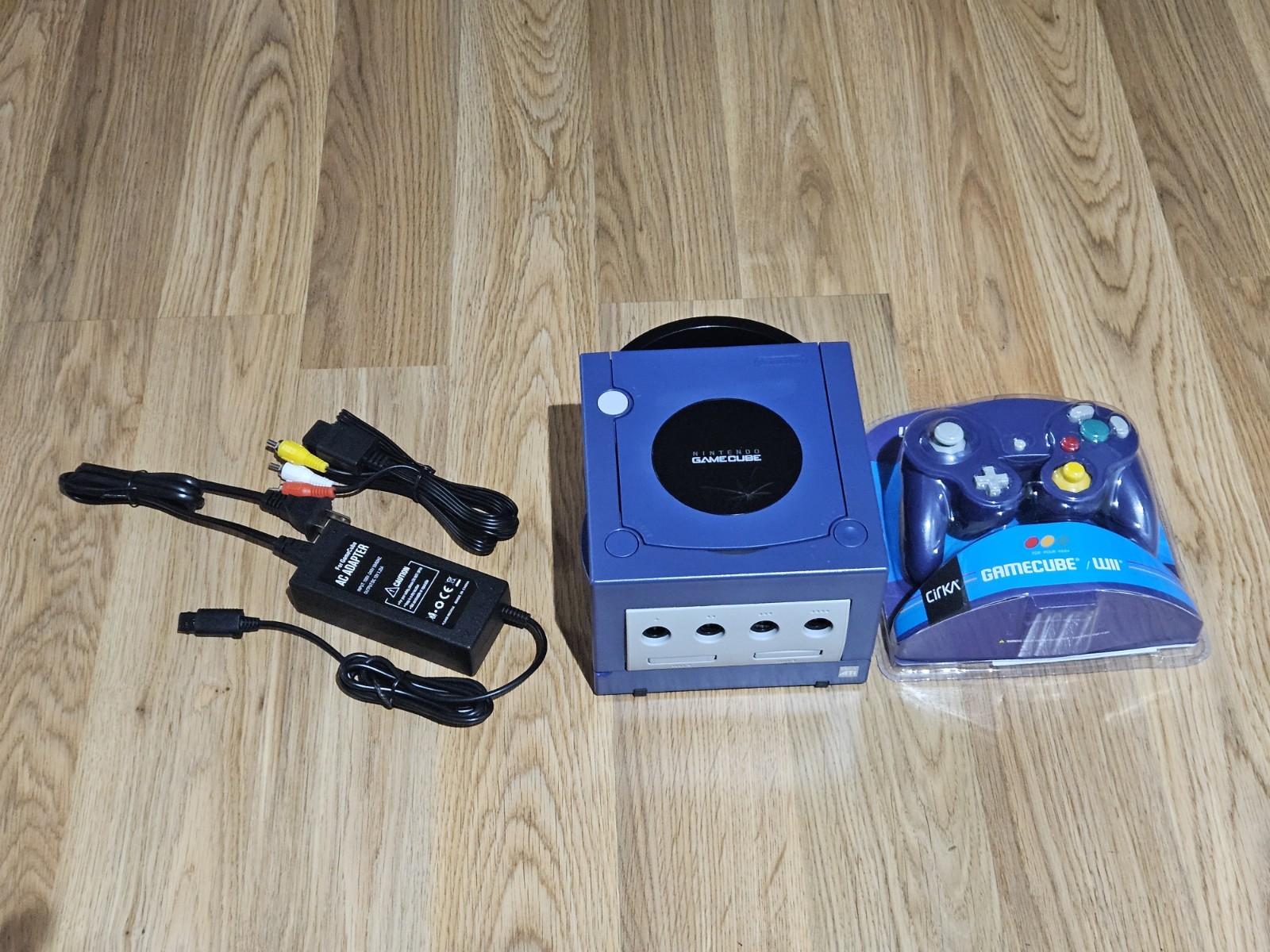 Nintendo Gamecube Console Bundle! DOL-001! GC! 1 NEW CONTROLLER! W/ ALL CORDS!