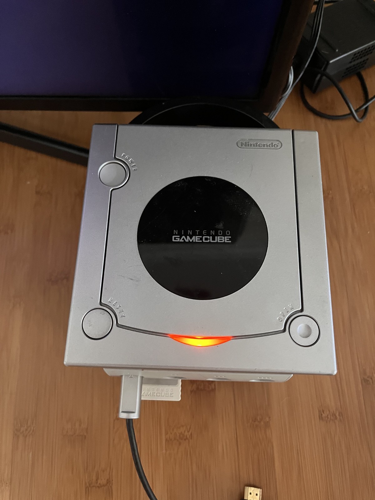 Nintendo GameCube Console – Silver – Gameboy Player (No Disc) – Great Condition