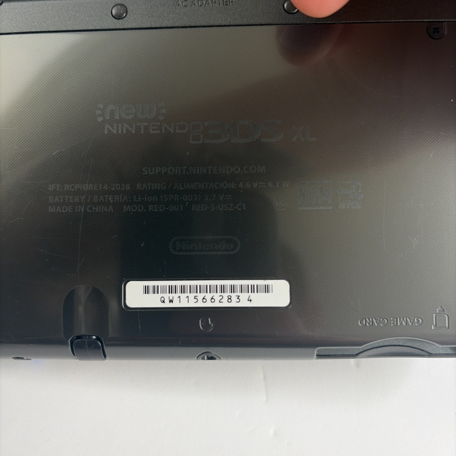 New Nintendo 3DS XL Gray Black Console, Charger Stylus Top IPS US Version