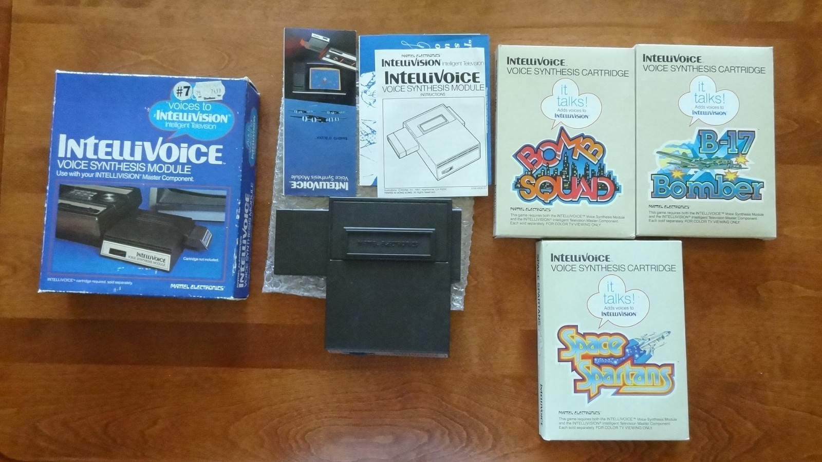 Intelllivision Intellivoice Add On 3330 and 3 Games Boxed Complete Works