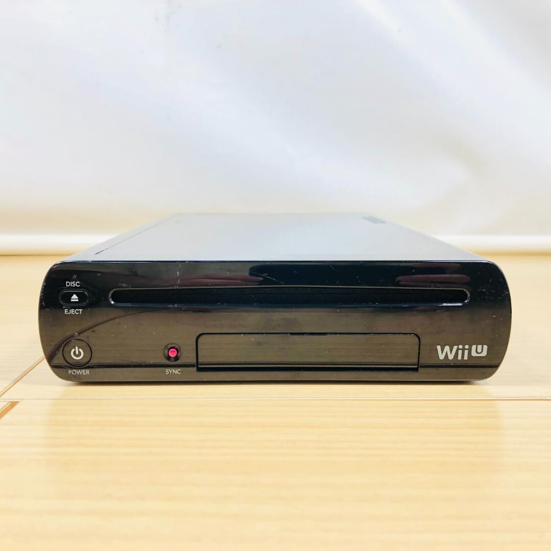 Nintendo Wii U 32GB WUP-101(01)/010 Console/Gamepad Black Working from japan F/S