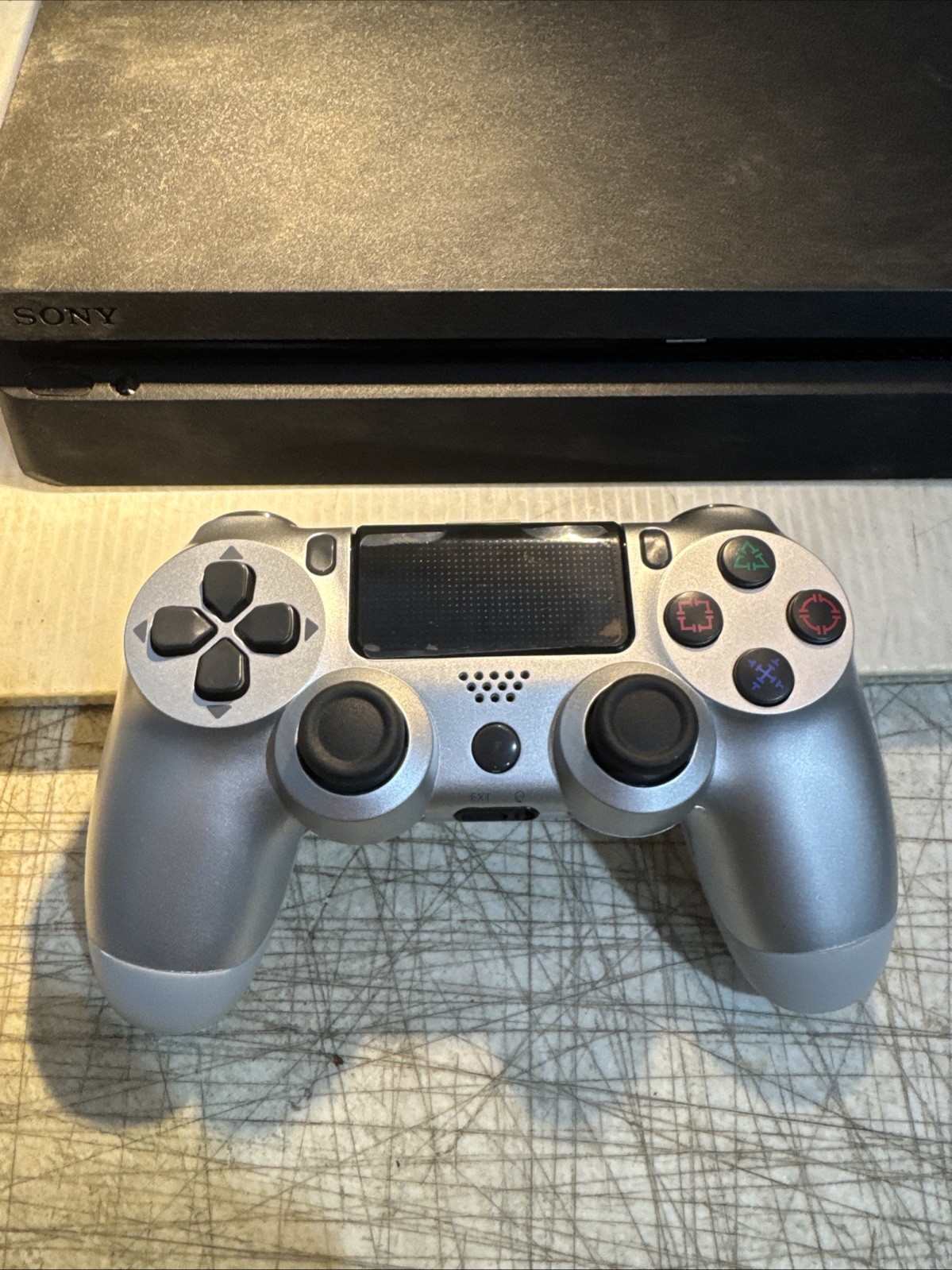 Sony PlayStation 4 Slim 1tb Console Ps4 Black CUH-2115B + Cords – Flawed Plastic