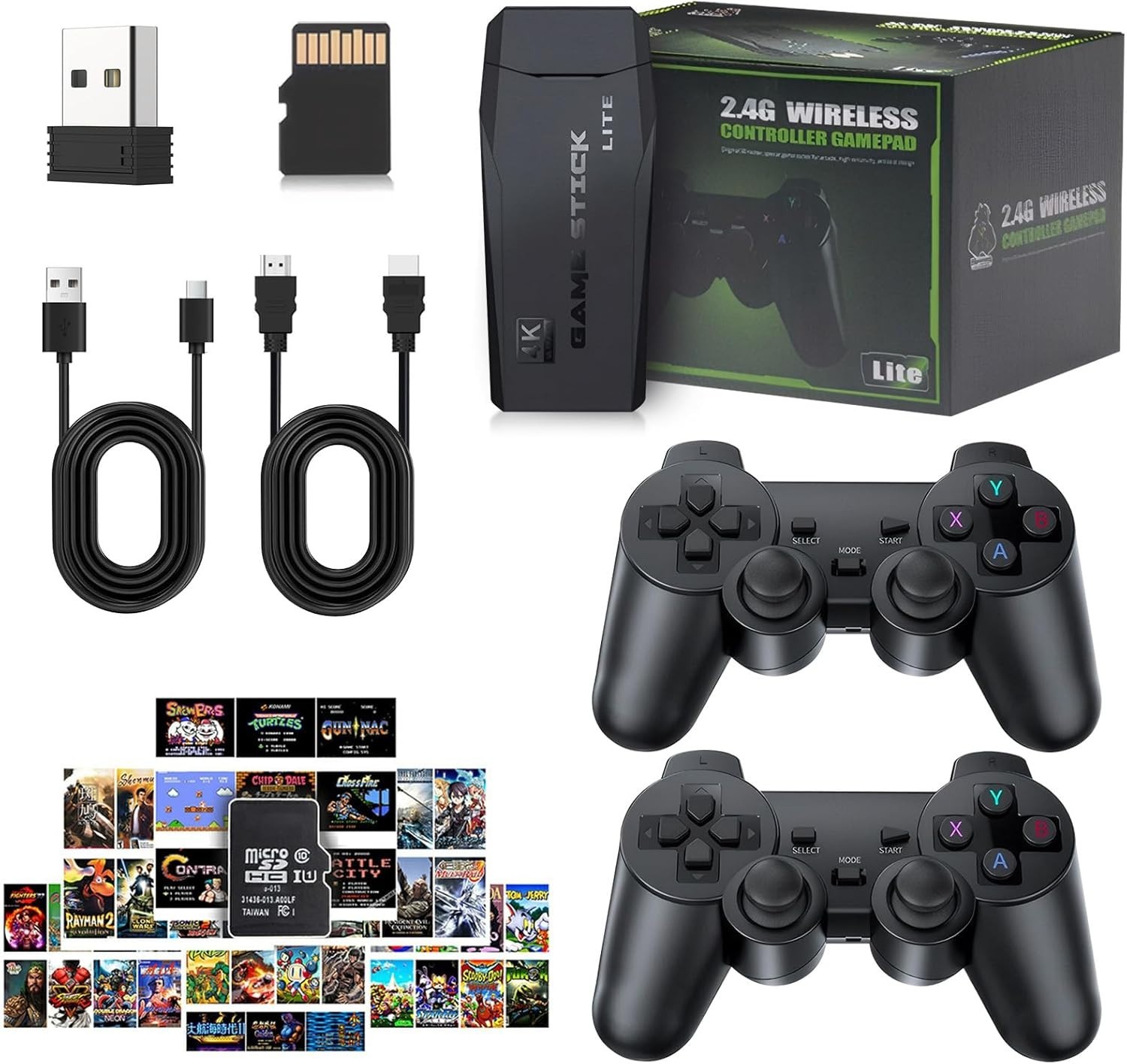 Plug & Play Retro Game Stick – 2026 Console with Dual Controllers & 20,000 Games