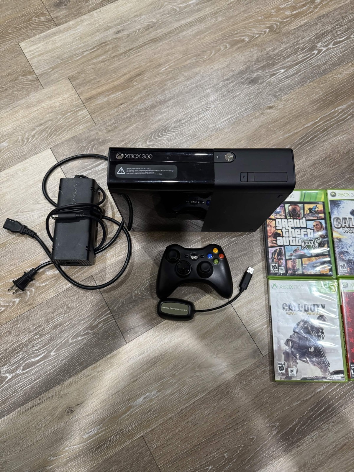 Microsoft Xbox 360 E 250GB Video Game Console With Controller And Games