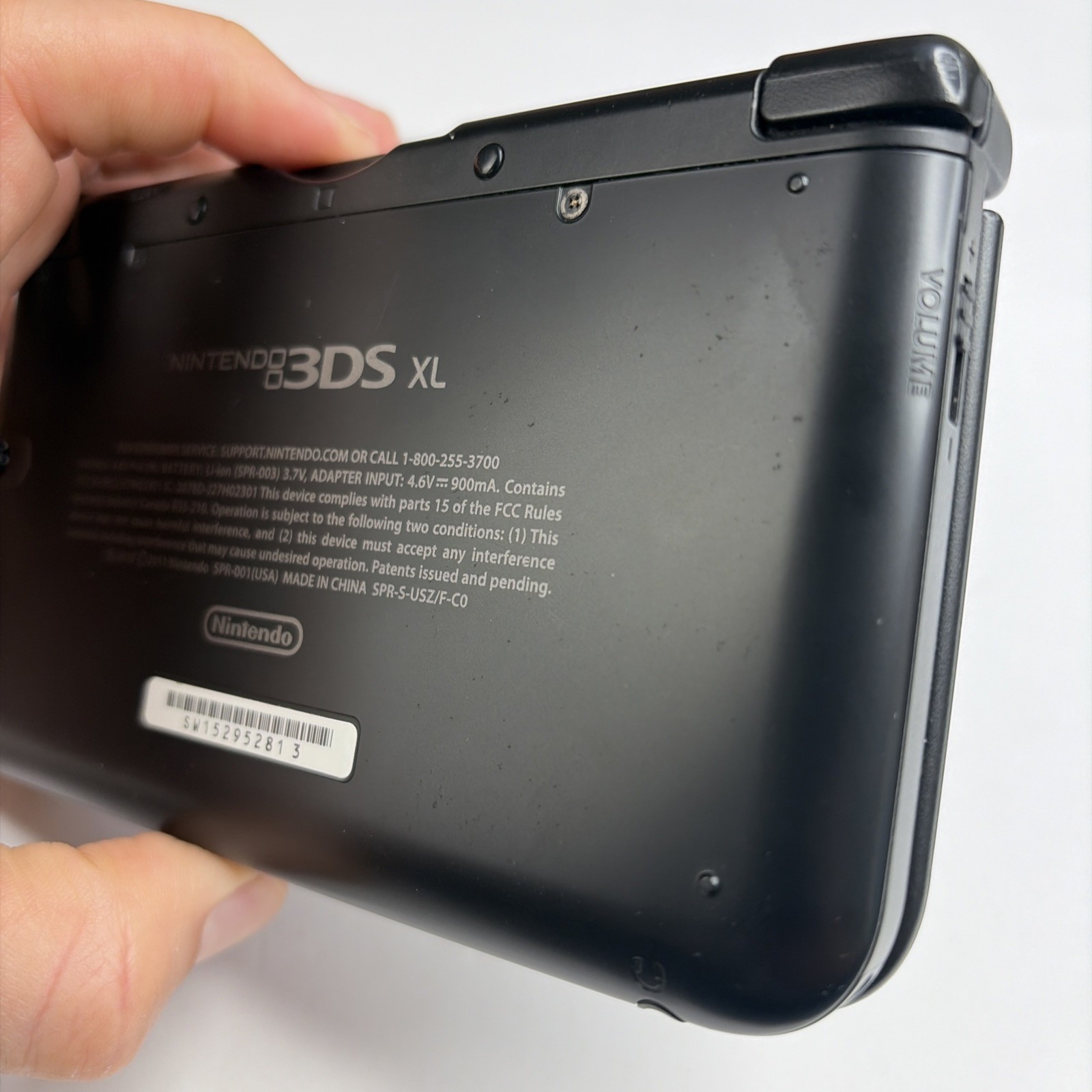Nintendo 3DS XL Handheld Console SPR-001 Black US Model Charger Stylus